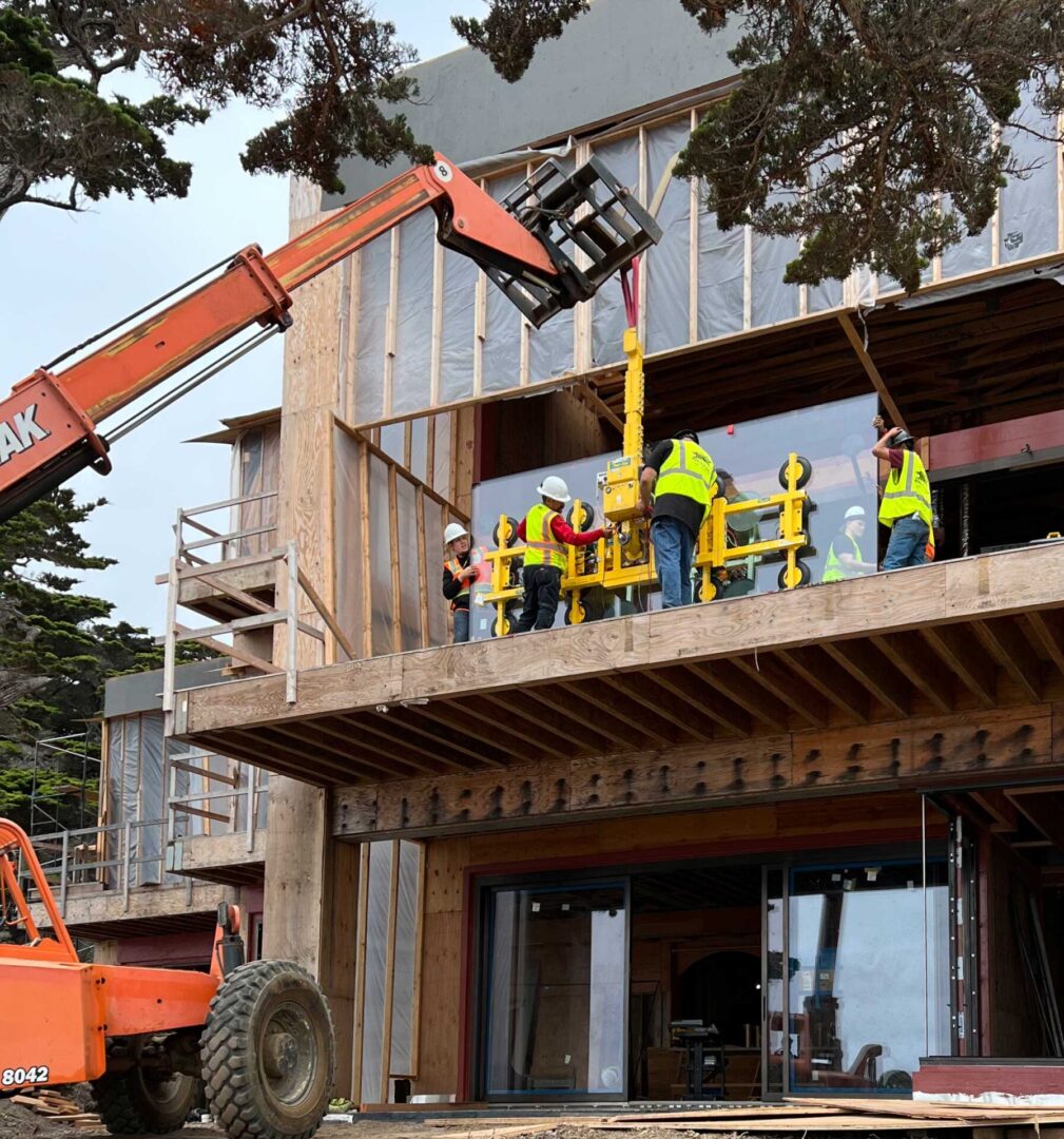 Second story window installation
